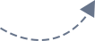 A graphic featuring an arrow curving to the right, suggesting movement or direction. The background is dark with a dashed line accompanying the arrow.